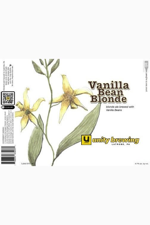 Unity Brewing - Vanilla Bean Blonde - 1/6Keg