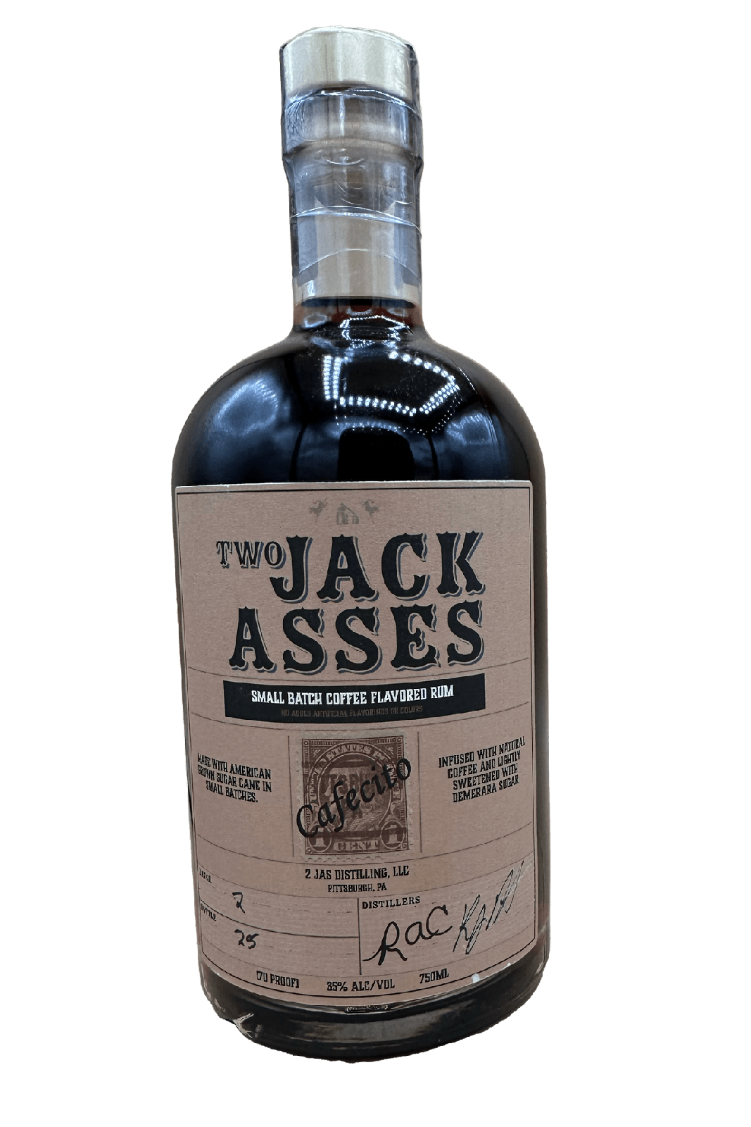 Two Jackasses - Coffee Flavored Rum - 750ml