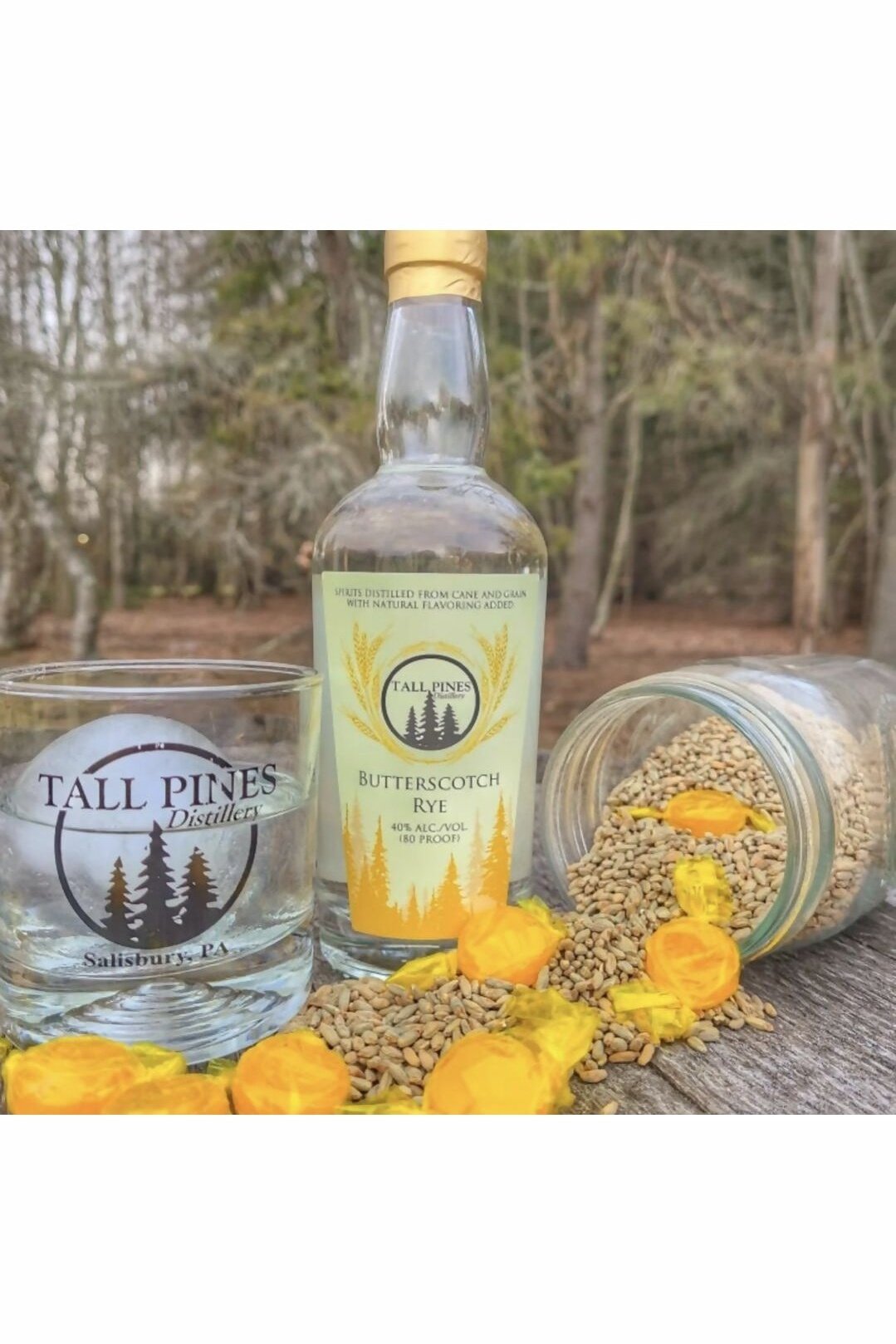 Tall Pines - Butterscotch Rye Whiskey - 750ml