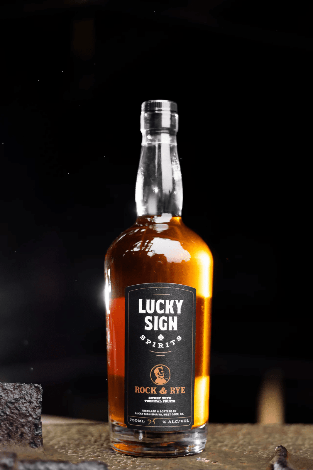 Lucky Sign - Rock & Rye - 750mL Bottle