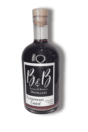 B&B Distillery - Elderberry Cordial - 750mL Bottle