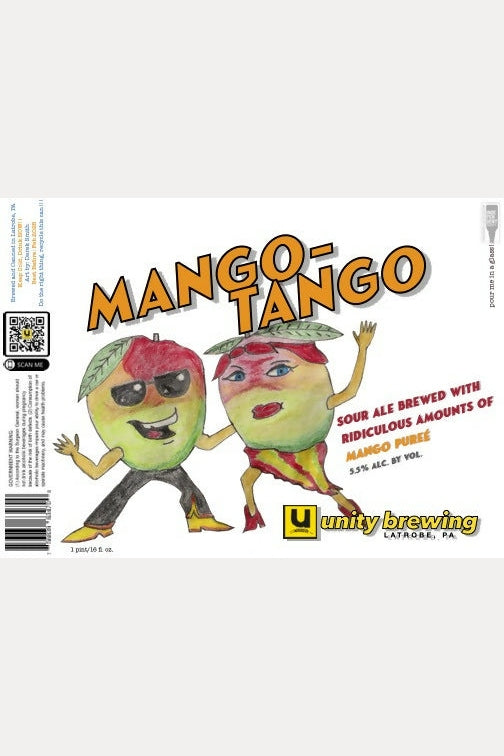 Unity Brewing - Mango Tango Sour Ale - 1/6 BBL