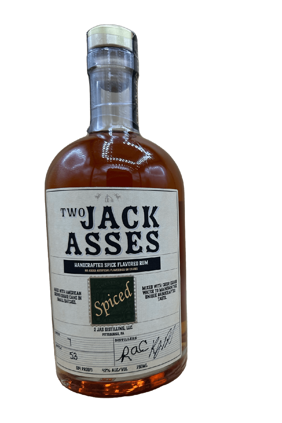 Two Jackasses - Spice Flavored Rum - 750ml