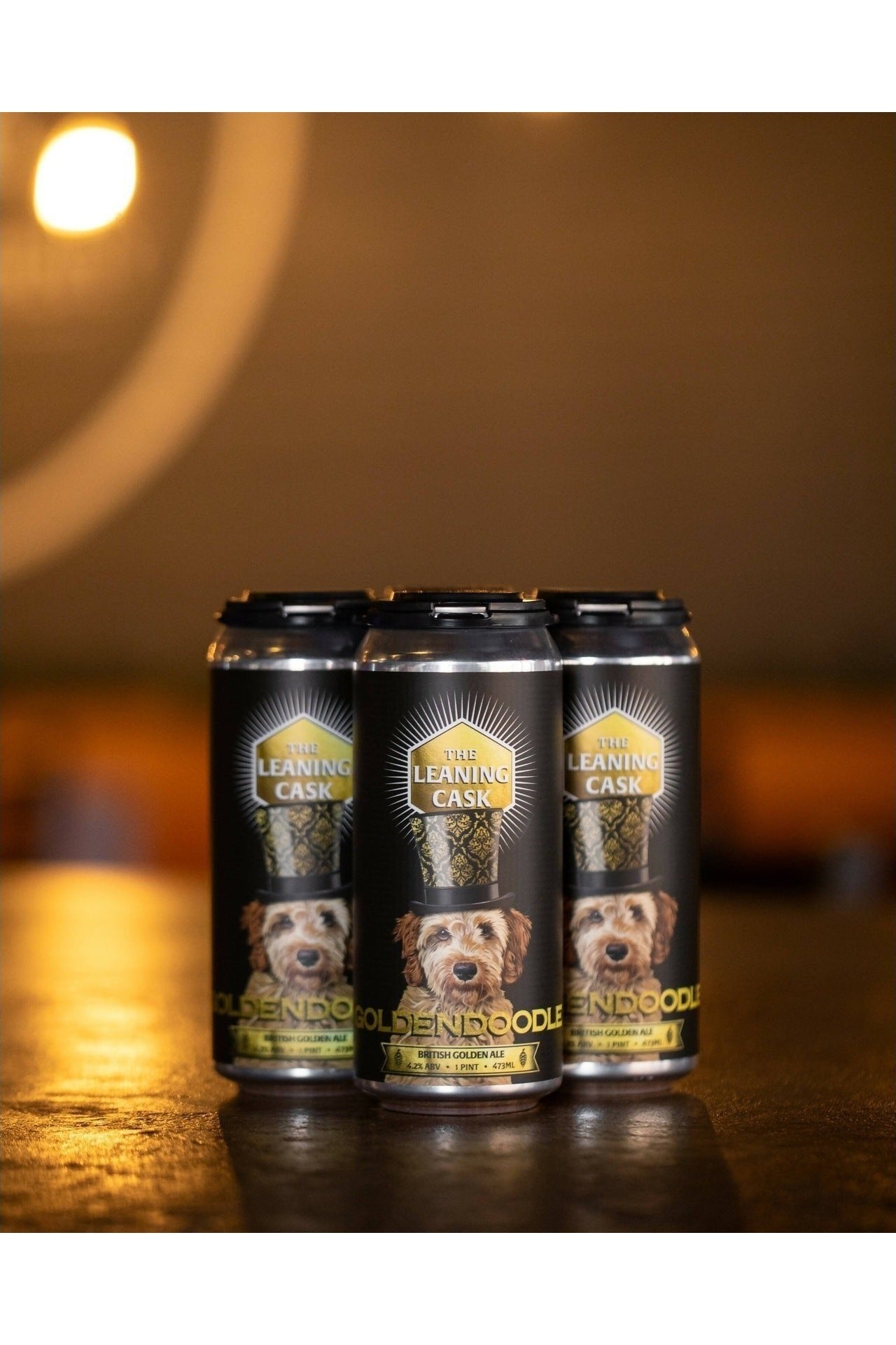 Leaning Cask - Goldendoodle - Golden Ale - 24-Pack 16oz Cans